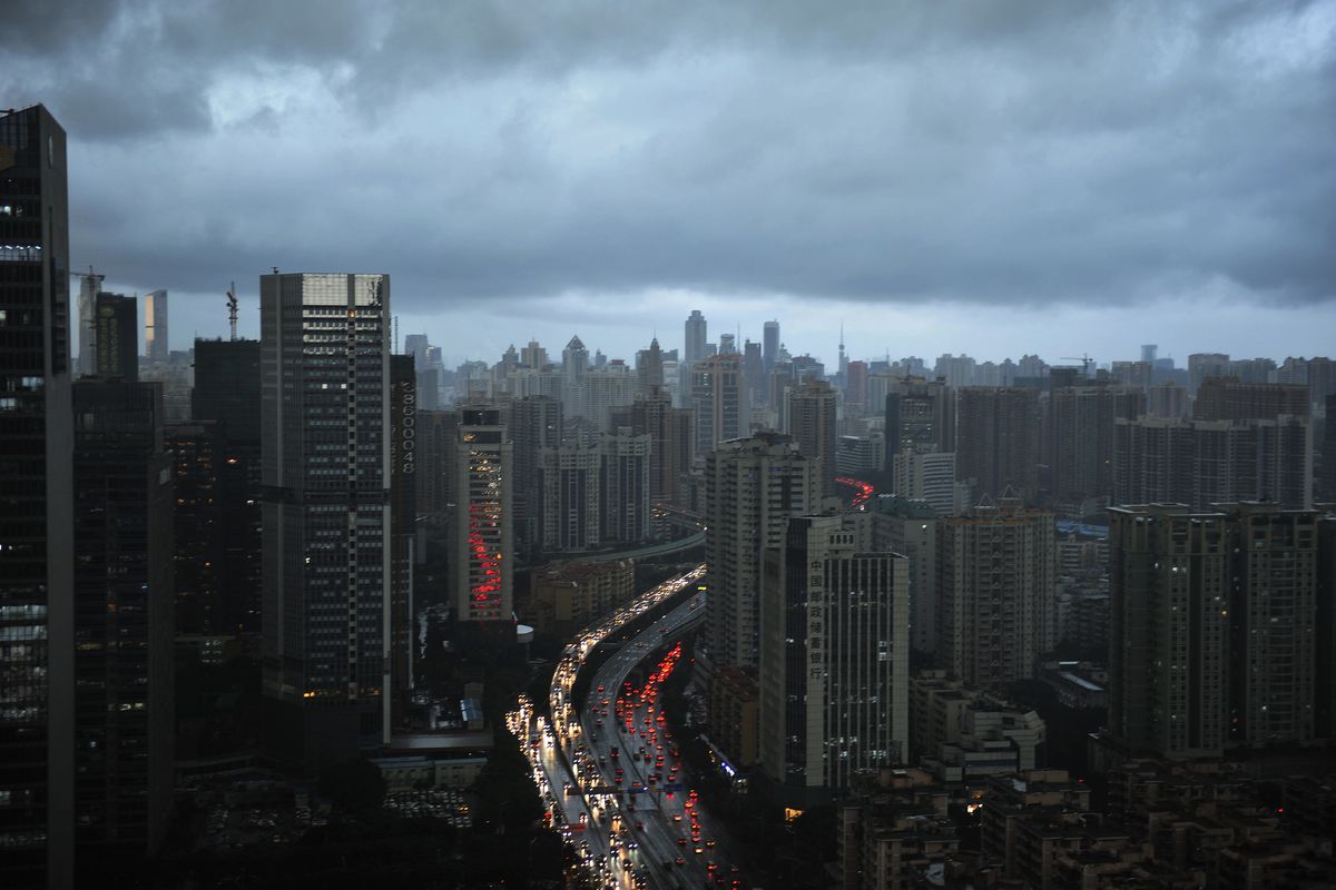 Rainstorm Hits Guangzhou, China