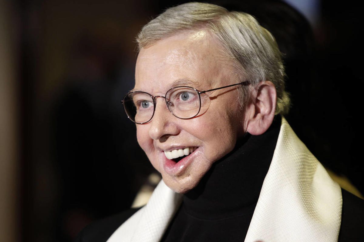 FILE - This Jan. 2009 file photo shows film critic and author Roger Ebert, recipient of the Honorary Life Member Award, at the Directors Guild of America Awards  in Los Angeles. The Chicago Sun-Times is reporting that its film critic Roger Ebert died on T