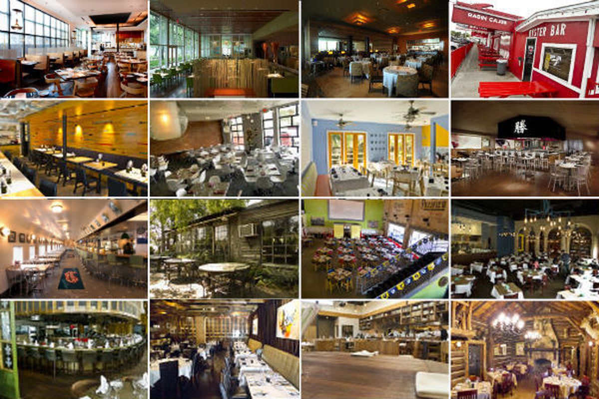 Sixteen of Houston's iconic dining rooms