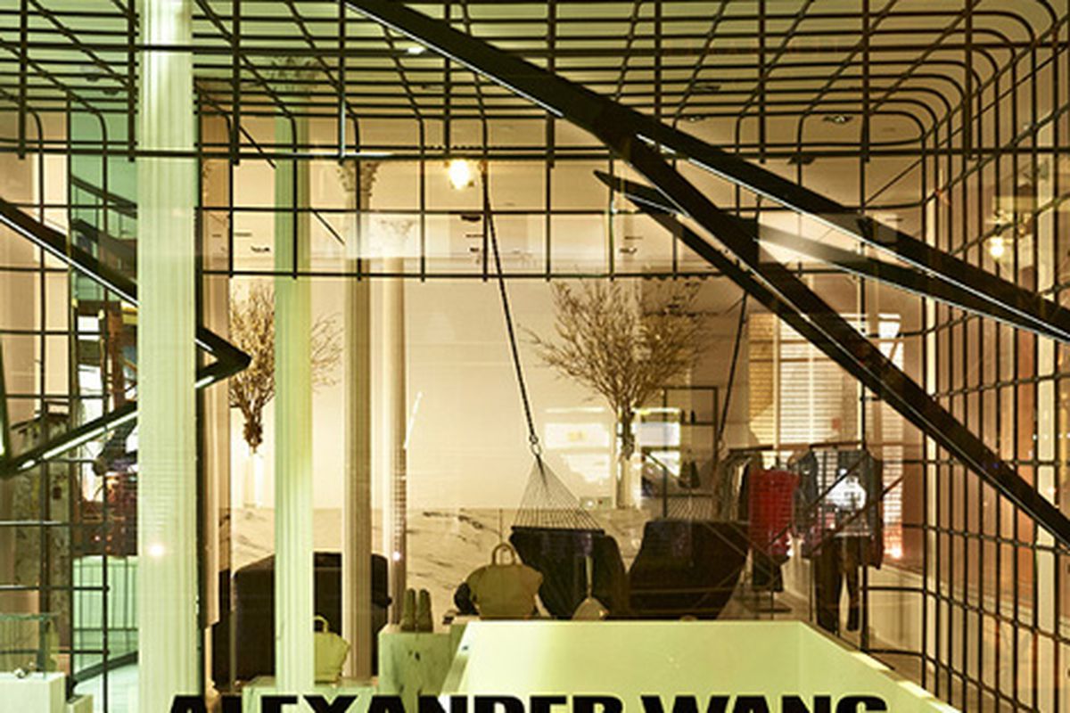 Image via <a href="http://www.refinery29.com/alexander-wang-gets-into-s-m-giant-cage-at-flagship-store?utm_source=feed&amp;utm_medium=rss">Refinery29</a>