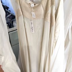 White bridal skirt, $300