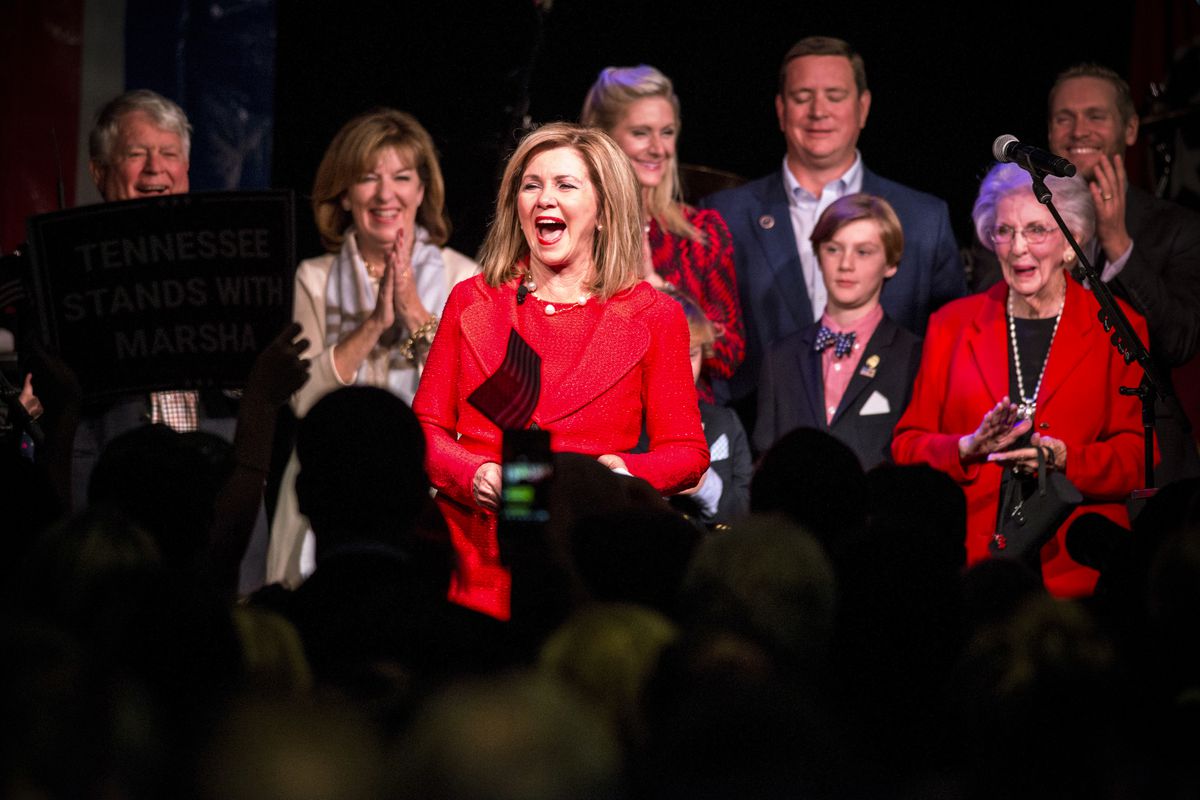 Senator-elect Marsha Blackburn is the first woman Tennessee has elected to the Senate.
