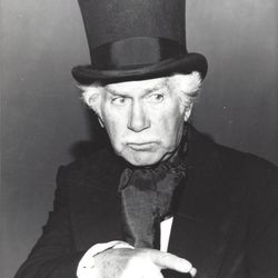 Hale Center Theater Orem founder Nathan Hale is shown in 1990 while performing as Scrooge in "A Christmas Carol," an annual HCTO tradition since its opening.