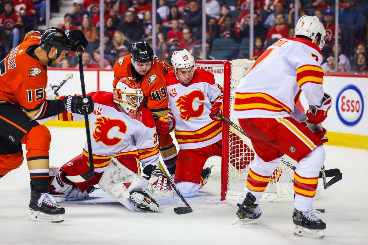NHL: Anaheim Ducks at Calgary Flames