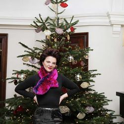 Lulu Guinness and tree at Browns hotel 