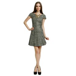 <i><a href="https://www.renttherunway.com/shop/designers/shoshanna_dresses/basketweavecapsleevedress">Shoshanna's Basketweave Cap Sleeve Dress</a>, $93 (was $370)</i>