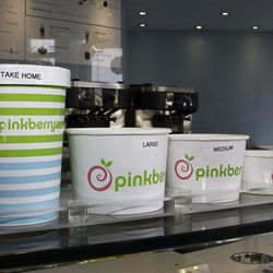 Pinkberry choices. 