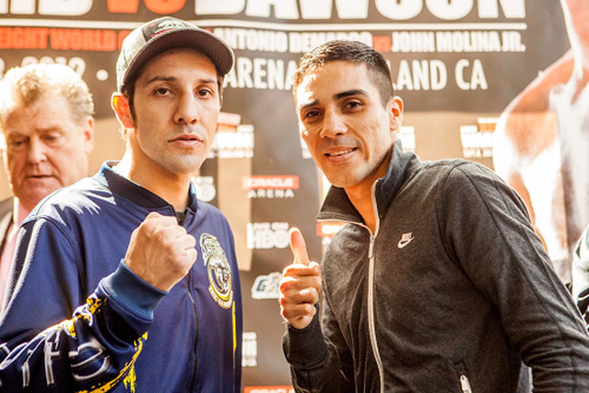 John Molina and Antonio DeMarco could put on the best fight of the weekend ... if they're both in shape. (Photo by Alexis Cuarezma/Goossen Tutor)