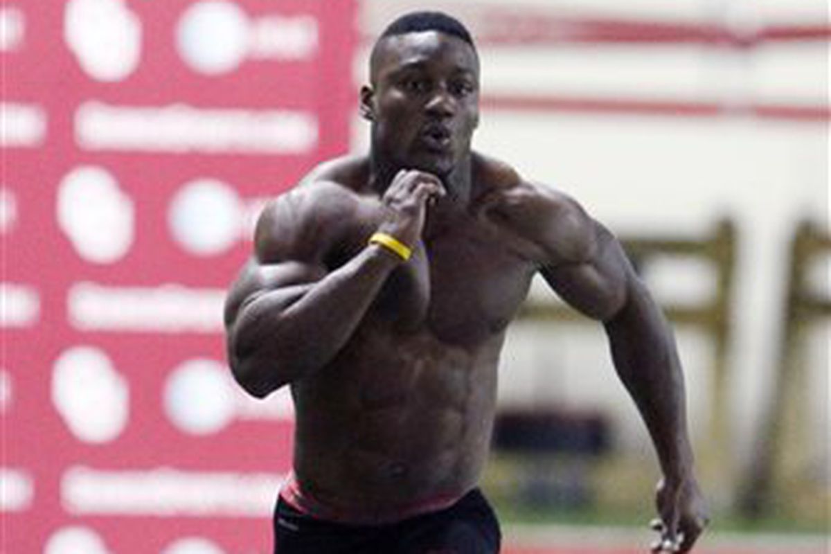 Roy Finch at his Pro Day