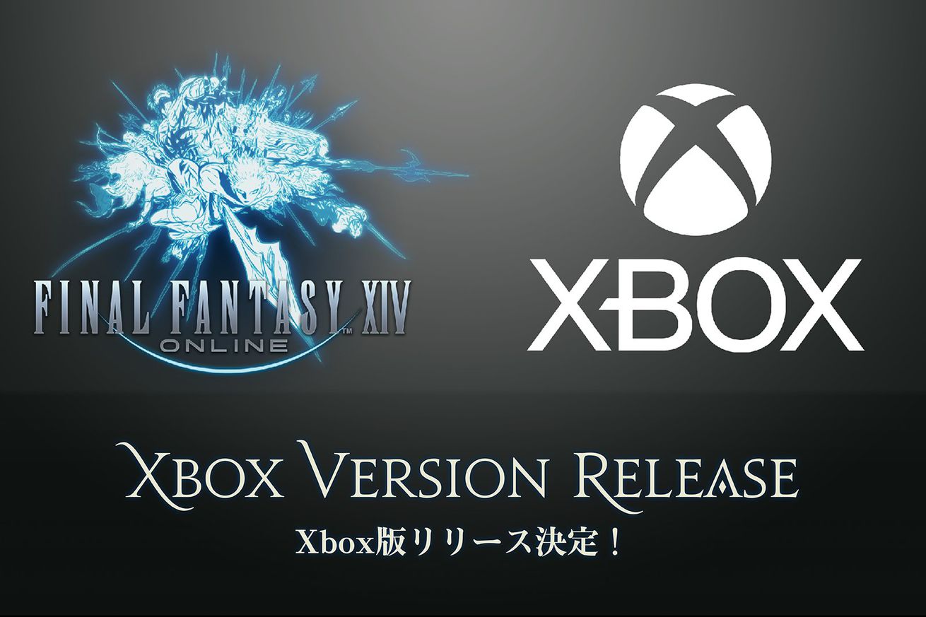 Image of the Final Fantasy XIV logo and the Xbox logo side by side announced Final Fantasy XIV’s release on Xbox