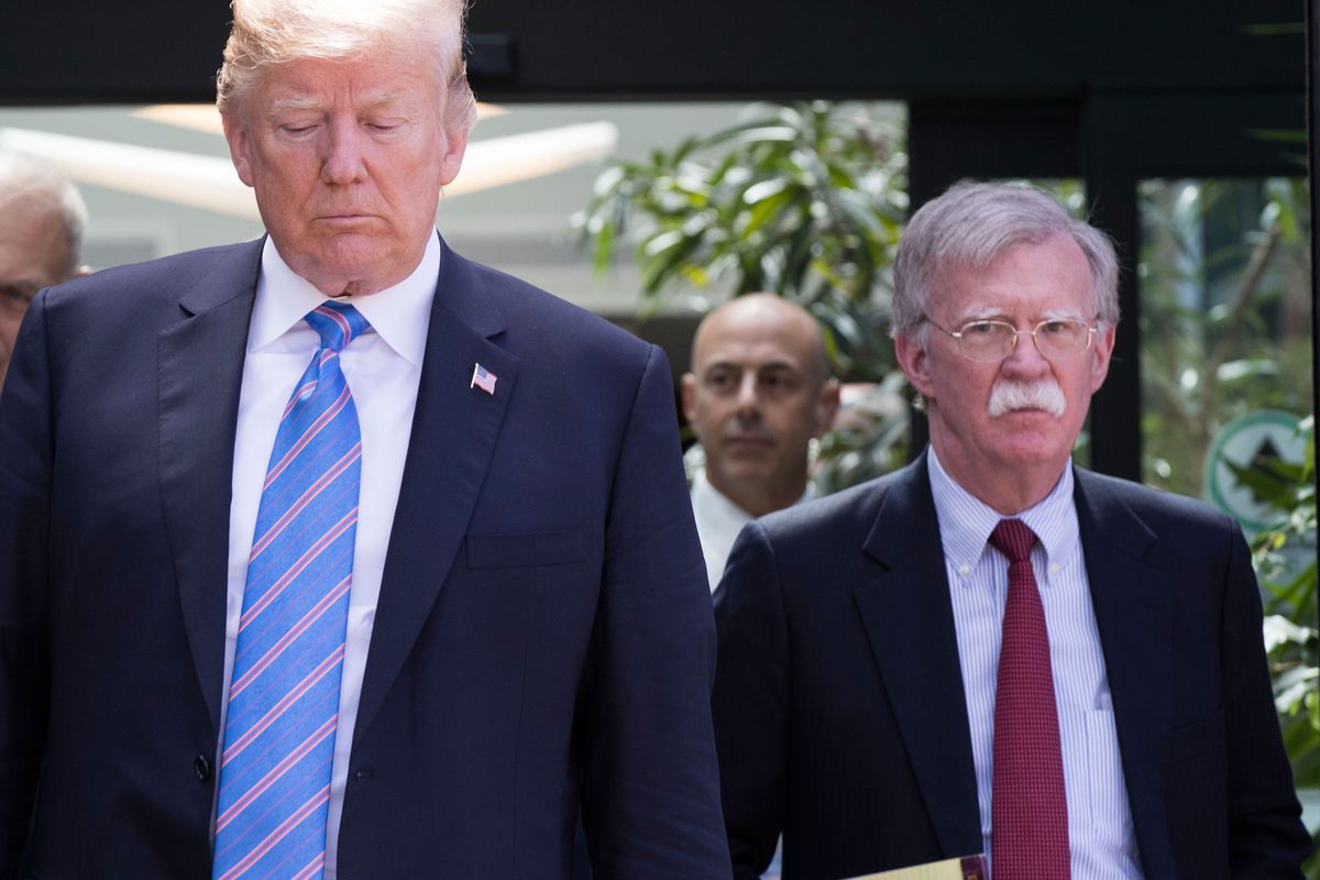 President Donald Trump, with National Security Advisor John Bolton have escalated tensions with Iran.