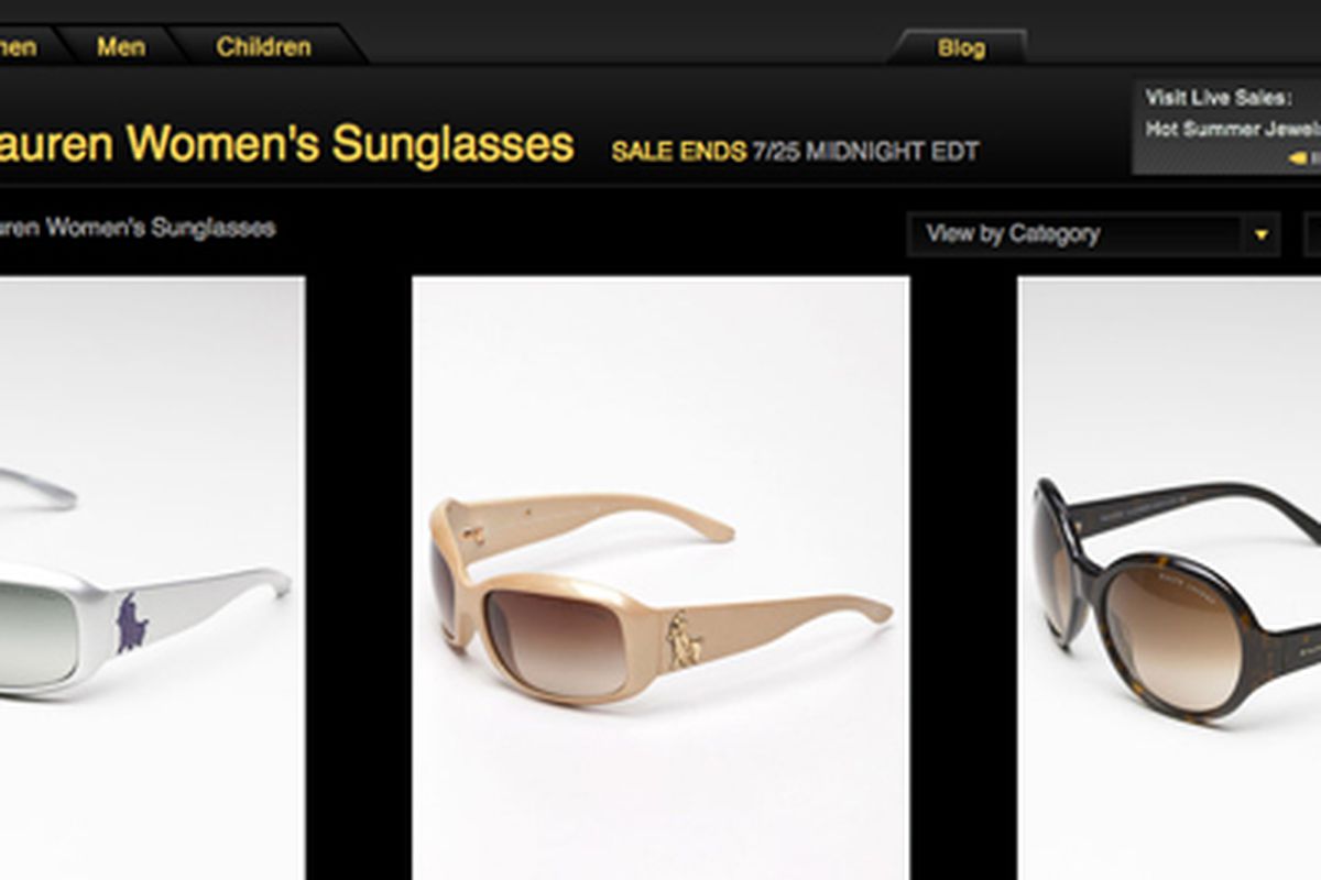 Today's Ralph Lauren sunglasses sale at Gilt