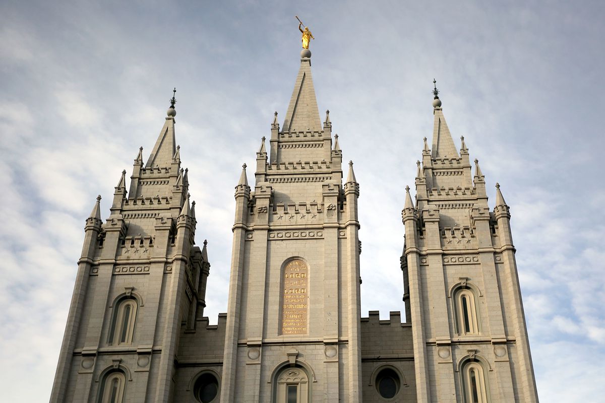 The Salt Lake Temple is pictured on Wednesday, Jan. 3, 2018, the morning after the death of LDS Church President Thomas S. Monson.