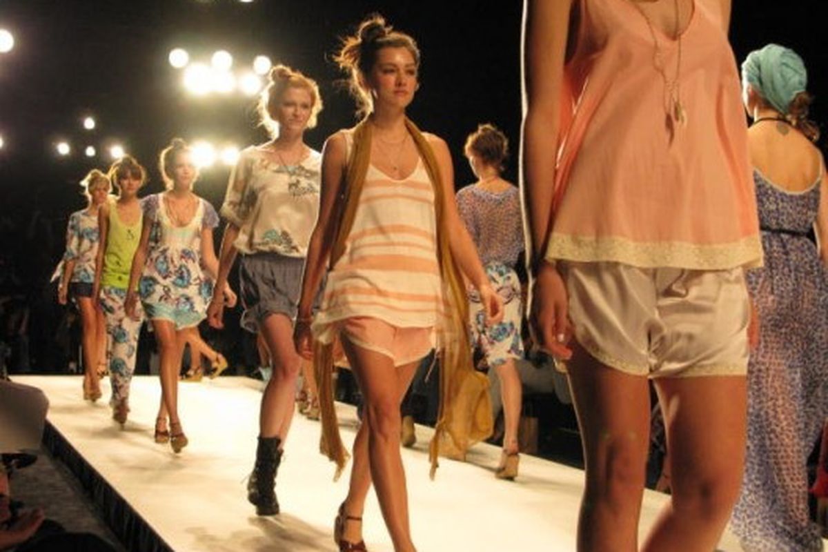 A runway from last fall's Whitley Kros show at LAFW