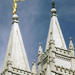 The Salt Lake Temple during LDS Church Conference in Salt Lake City  Saturday, Oct. 1, 2011. 
