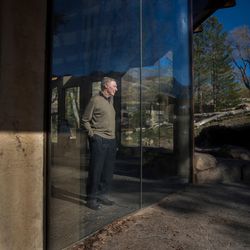 James E. Hogle Jr., chairman emeritus of the board of directors of Utah's Hogle Zoo, poses for a photo at the zoo in Salt Lake City on Wednesday, Nov. 9, 2016.