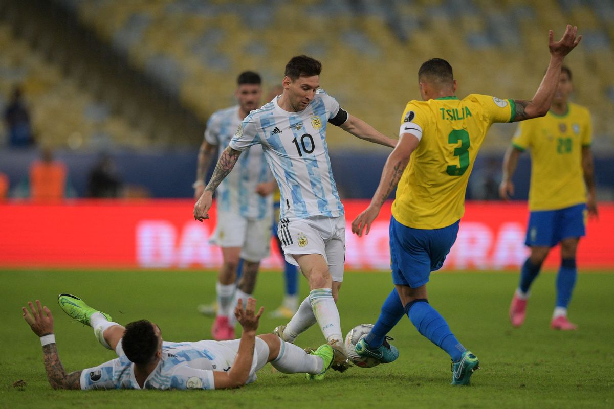 America brazil copa vs argentina 2021 Brazil v