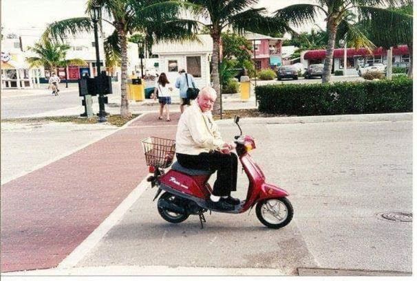 Floyd Saunders visiting Key West, where he grew up. | Provided photo