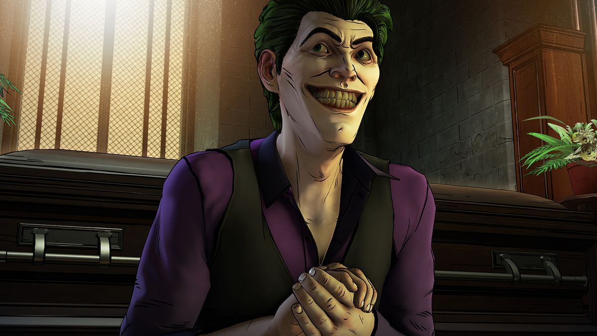 The pale-face and green-haired John Doe, in Batman: The Enemy Within.