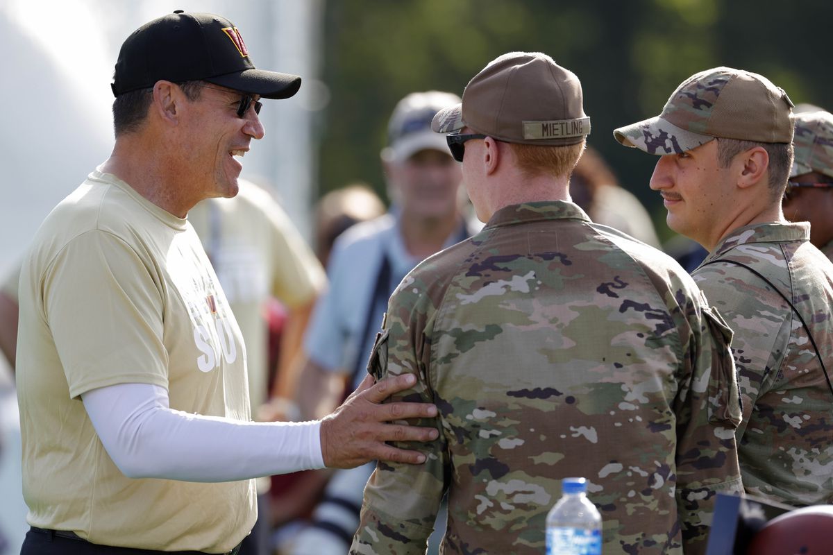 Washington Commanders Head Coach Ron Rivera named a finalist for the NFL  USAA Salute to Service Award - Hogs Haven