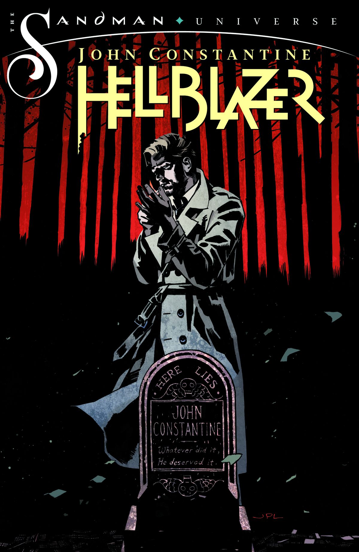 John Constantine on the cover of Hellblazer John Constantine, Hellblazer #1, DC Comics (2019).