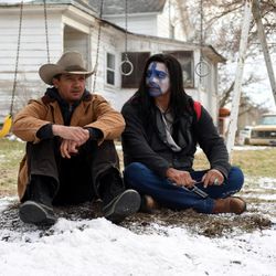 Jeremy Renner and Gil Birmingham star in “Wind River."