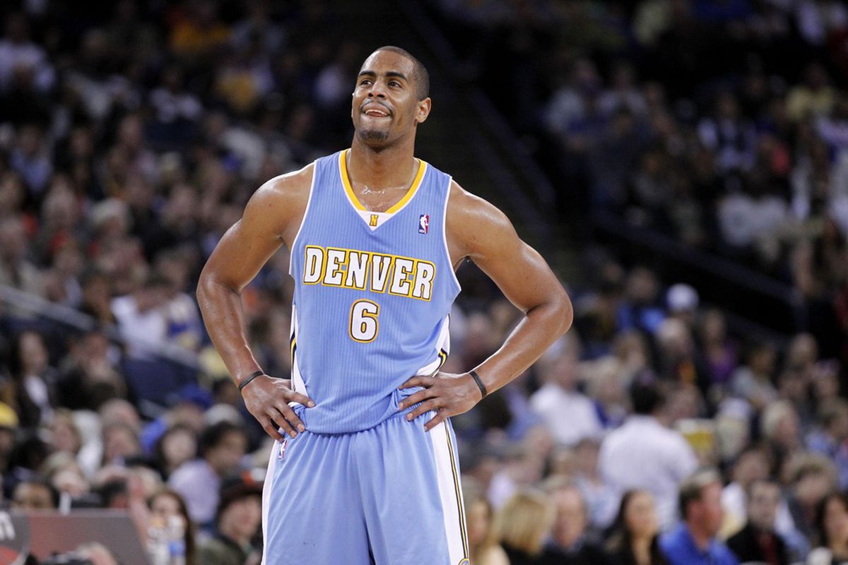 Arron Afflalo saw his Nuggets drop one to the Warriors 112-97. Mandatory Credit: Cary Edmondson-US PRESSWIRE