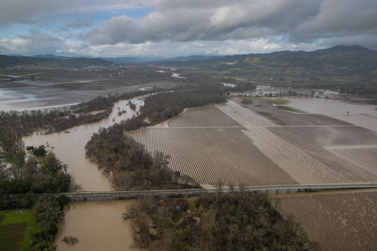 Wine Country Hit By Widespread Flooding