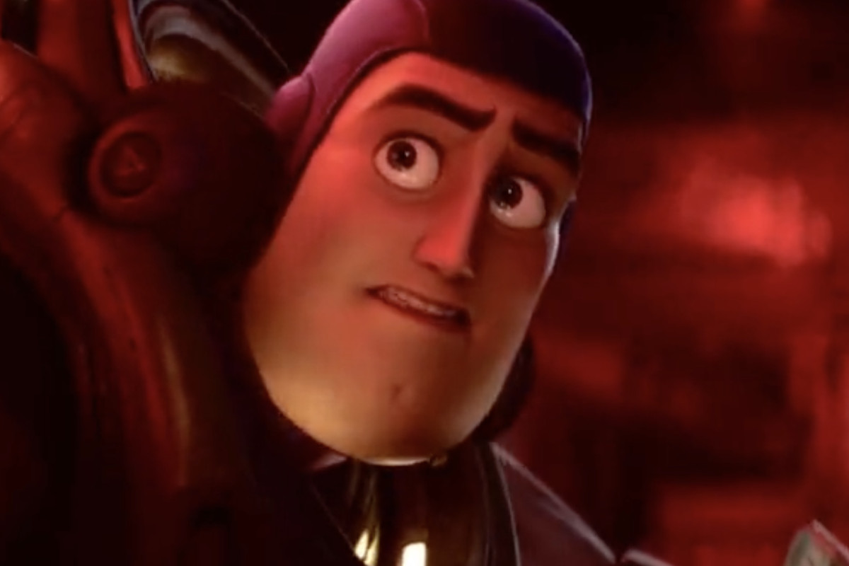 a freaked out looking buzz lightyear
