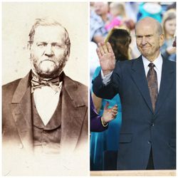 Orson Hyde and President Russell M. Nelson.