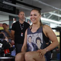 Ronda Rousey UFC 193 media day photos