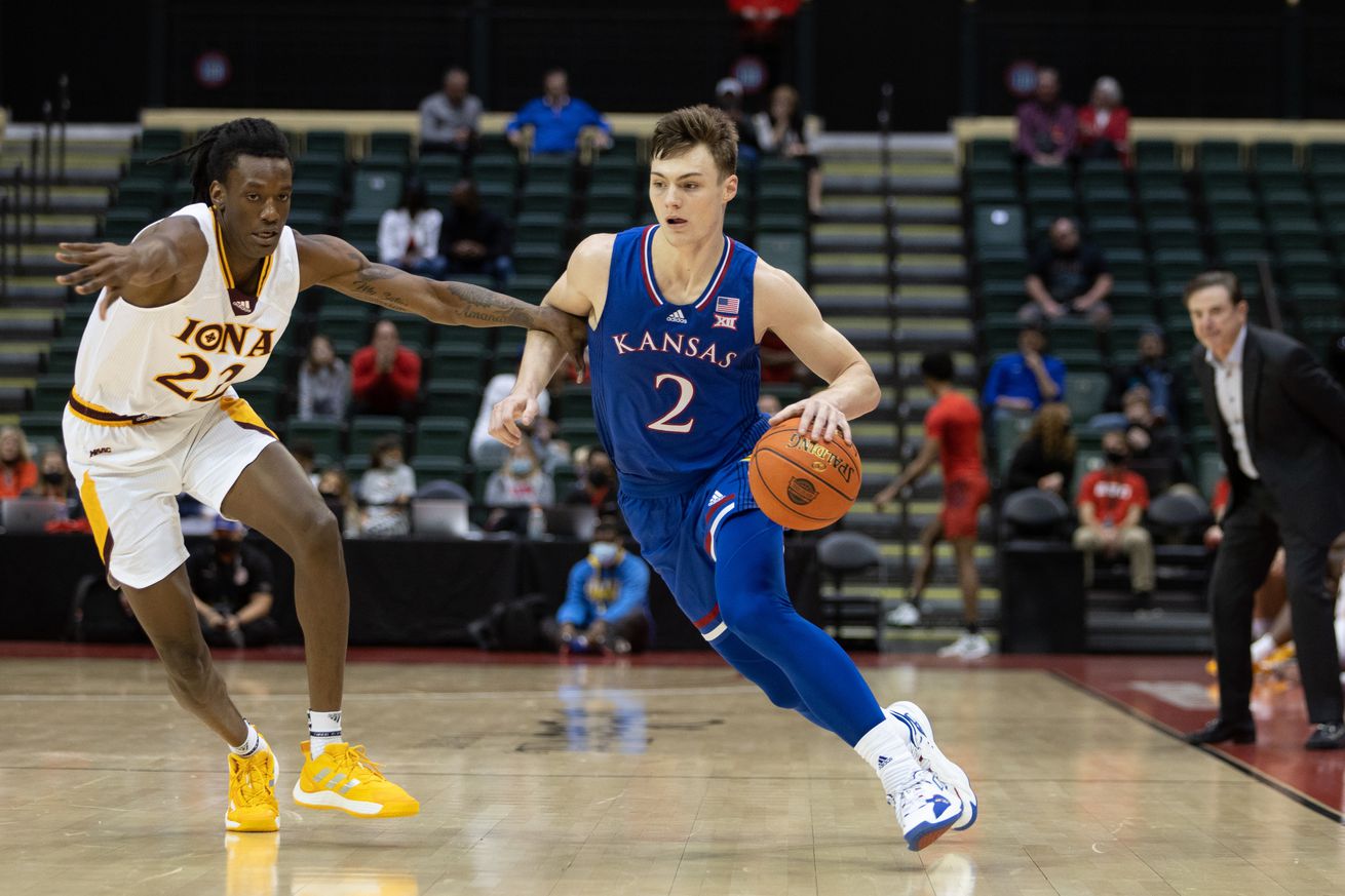 NCAA Basketball: ESPN Events Invitational-Kansas vs. Iona