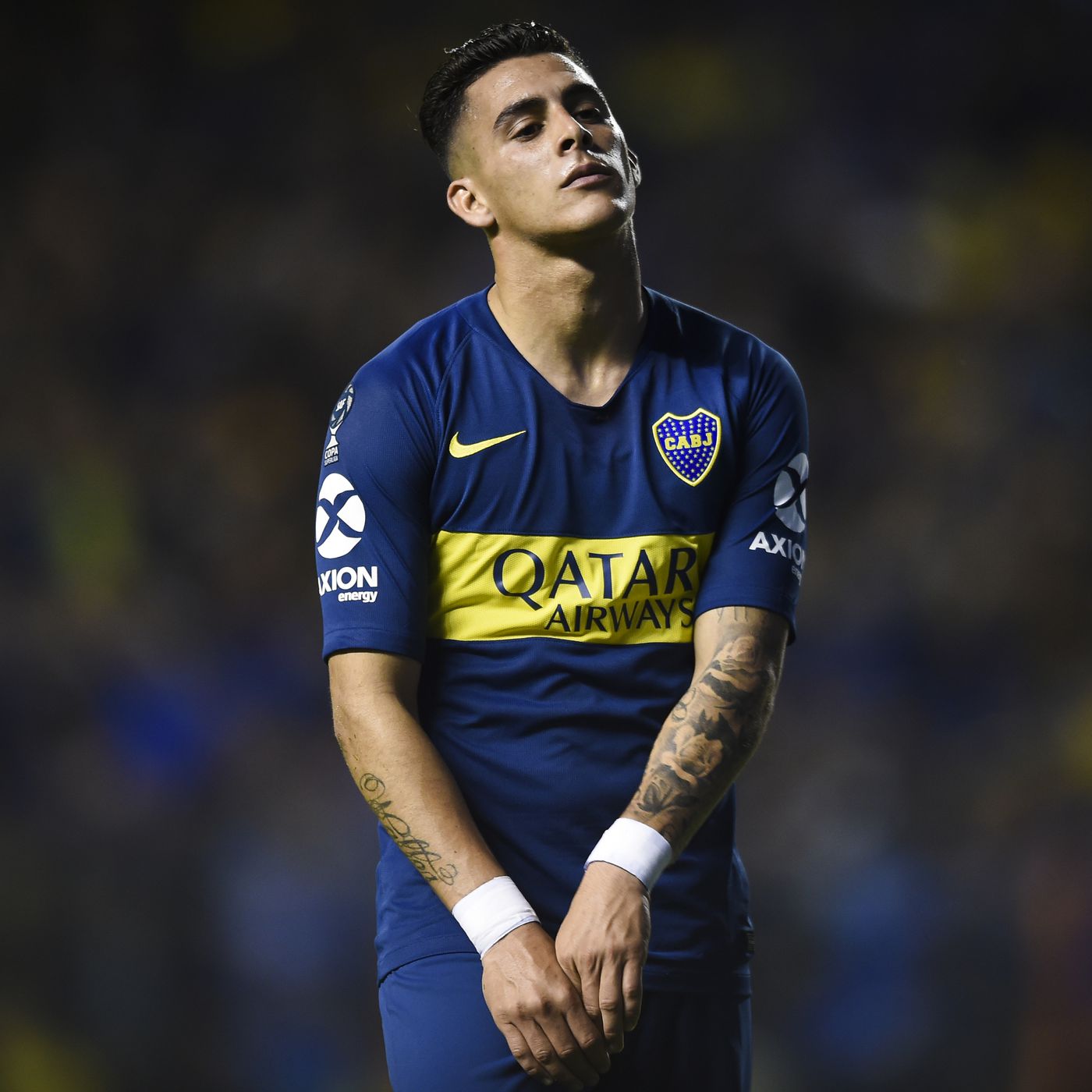 Cristian Pavon Sticker 317 a/b Panini FIFA365 2019 Boca Juniors 