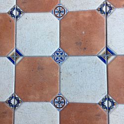Spanish-style tile flooring