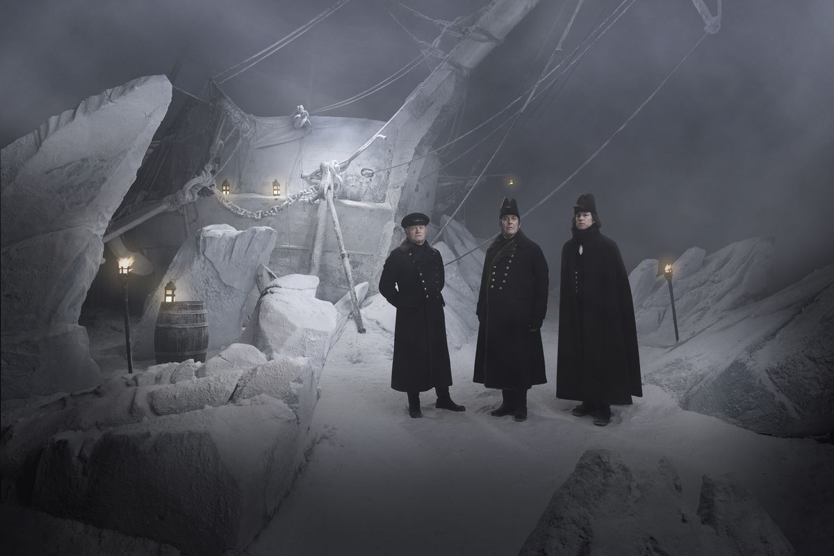 The primary cast of The Terror.