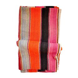 <a href="http://www.leifshop.com/collections/living/products/bolivian-frazada-rug-blanket-multi-stripe">Bolivian Frazada Rug/Blanket</a>, $348 at Leif 