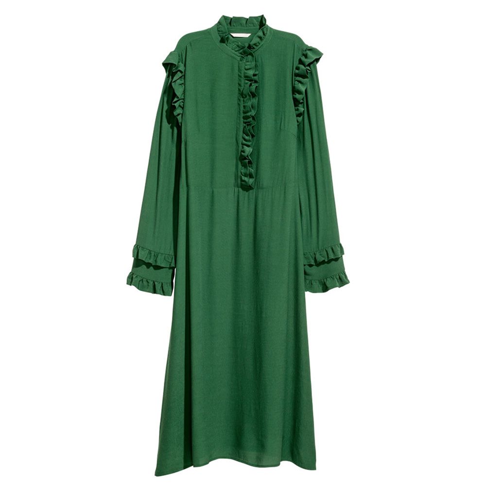 H&amp;M Ruffle-Trimmed Dress, $60