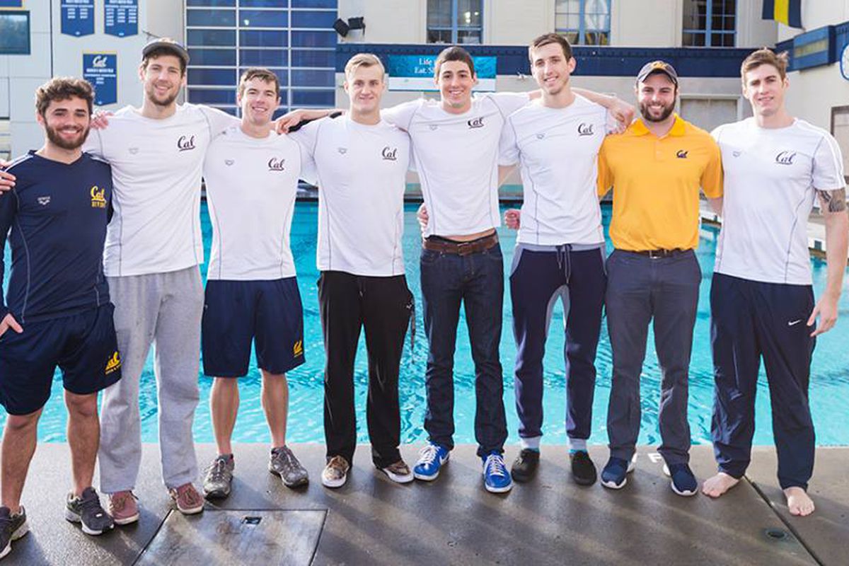 The Cal men's swimming seniors have never lost to Stanford in a dual meet.