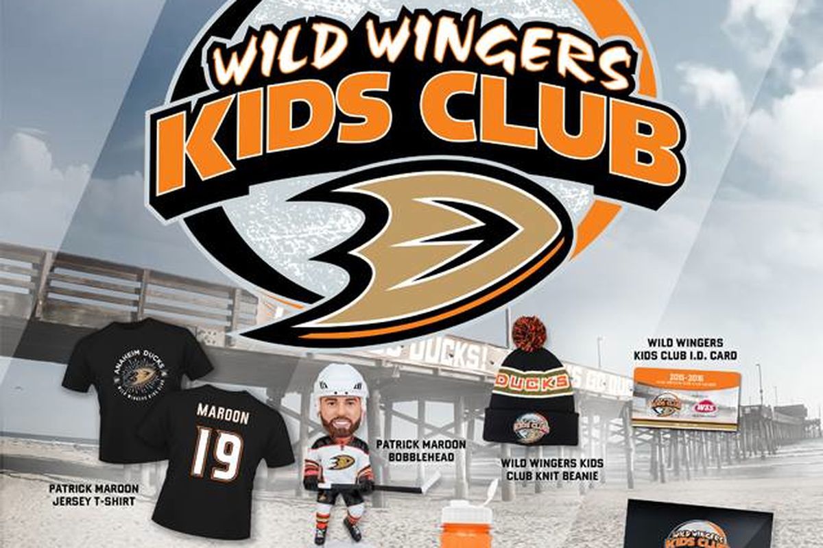 The 2015-16 Wild Wingers Kids Club Package.