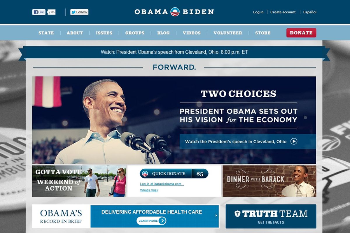 Barack Obama Website