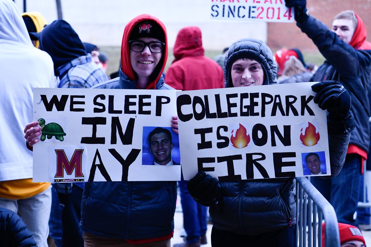 College GameDay signs, College Park, 2020
