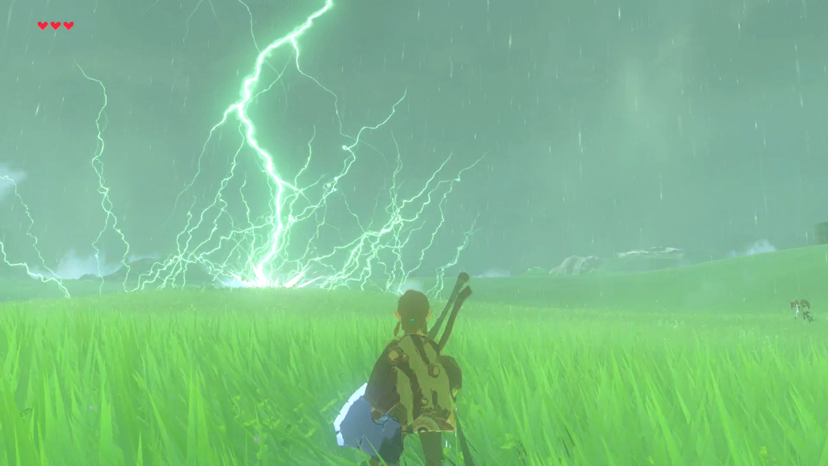 The Legend of Zelda: Breath of the Wild thunderstorm