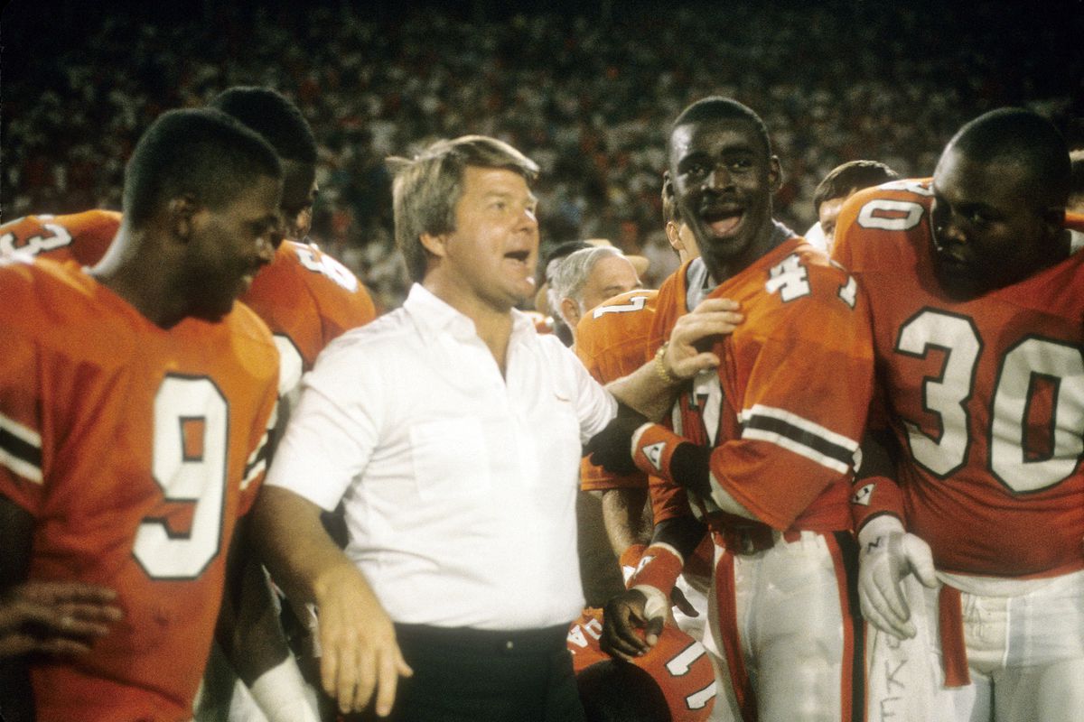 January 1, 1988: NCAA Orange Bowl Game - Oklahoma Sooner v Miami Hurricanes