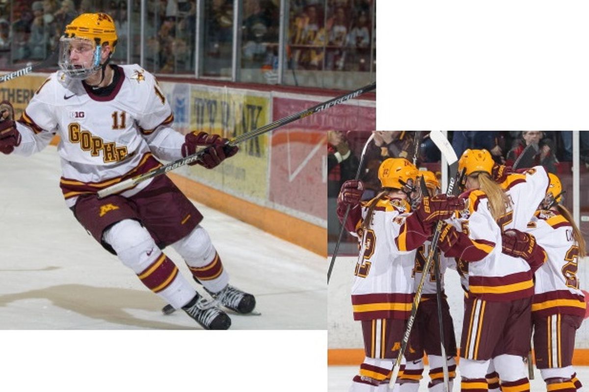 Two big games today for the Gophers