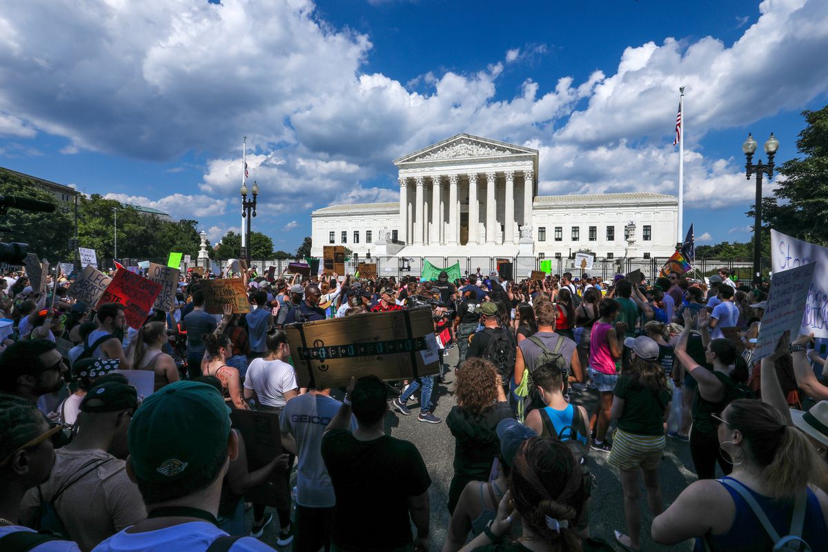 Protests continue in the wake of the Supreme Court overturning Roe v. Wade.