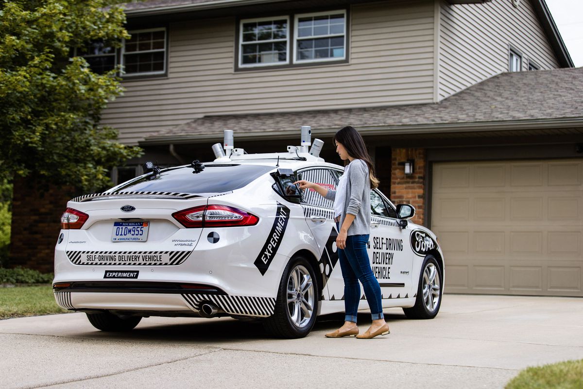 Domino S And Ford Will Test Self Driving Pizza Delivery Cars The