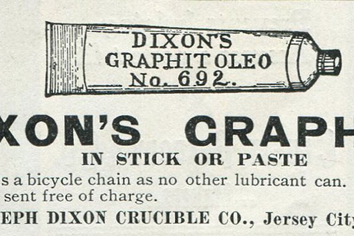 Ad For Dixons Graphite Cycle Lubricant