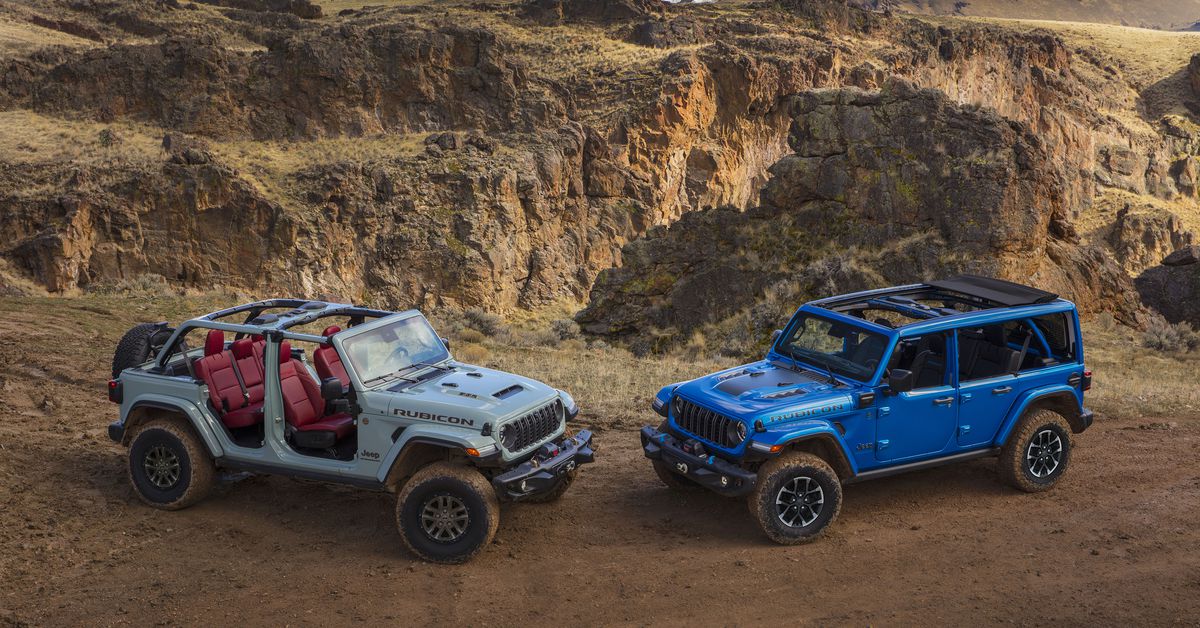 Read more about the article Jeep is doubling down on plug-in hybrids with the 2024 Wrangler 4xe – The Verge