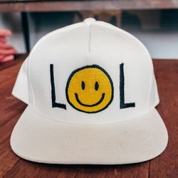 <b>Ashkahn</b> LOL hat, <a href="http://life-curated.com/index.php?product=LOL&shop=1&c=3">$30</a> 