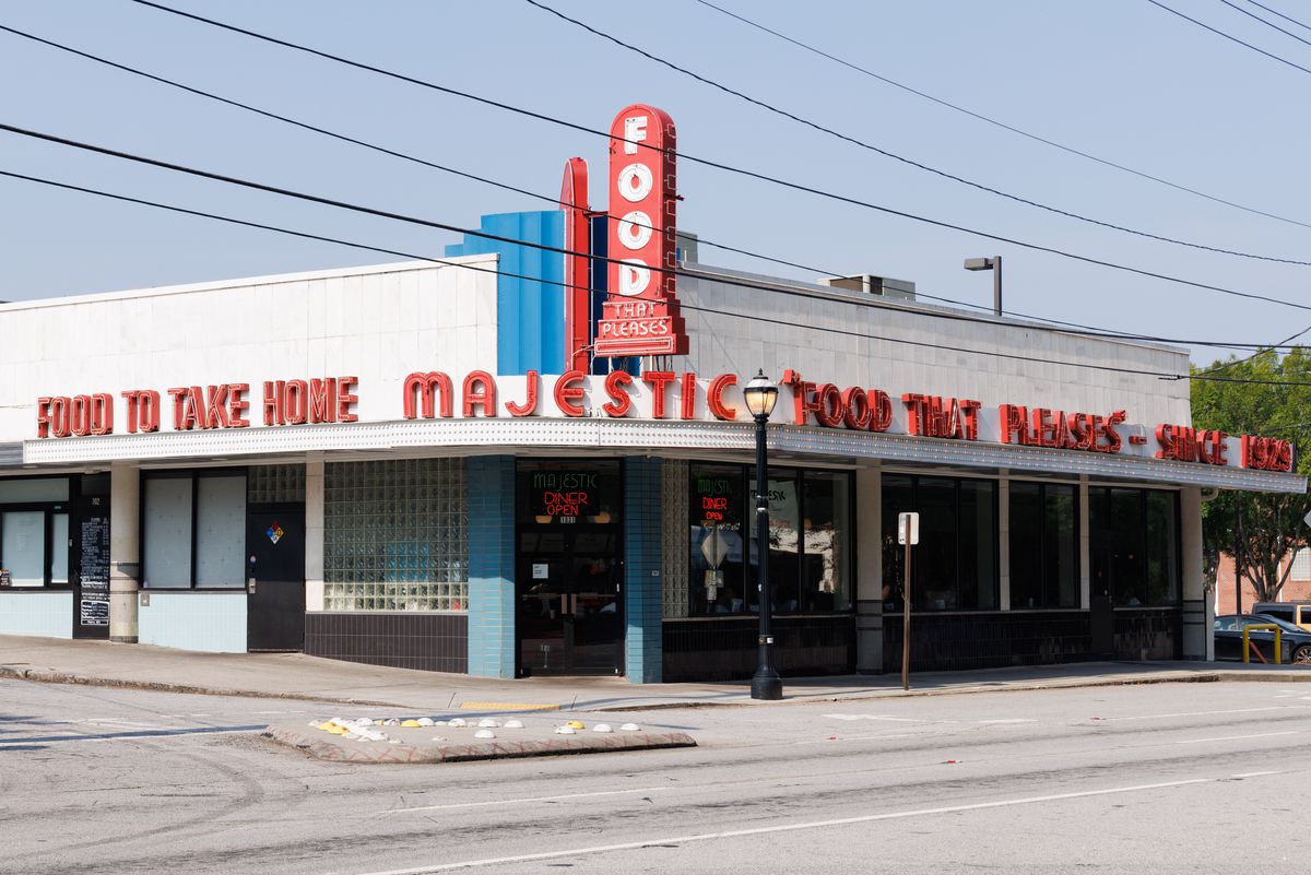 The Majestic Diner in Atlanta has been in business since 1929. 